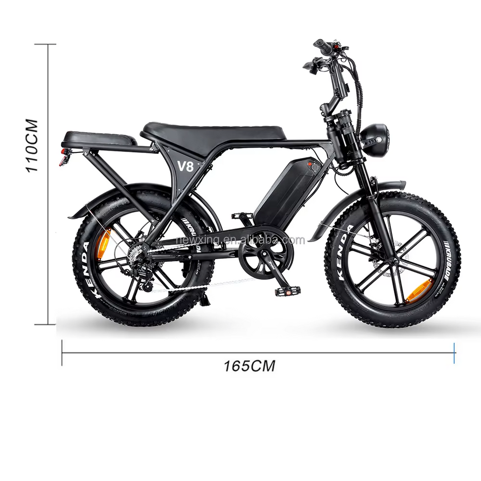 Ergonomic Adjustable Seat on Double Dash V8 - Fits Riders 130cm to 190cm for Customized Comfort