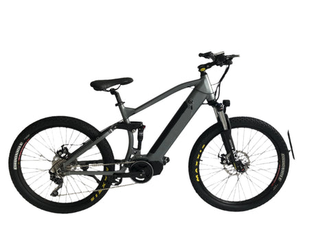 27.5-inch Maxxis tires on alloy rims for electric mountain bike with 120kg load capacity