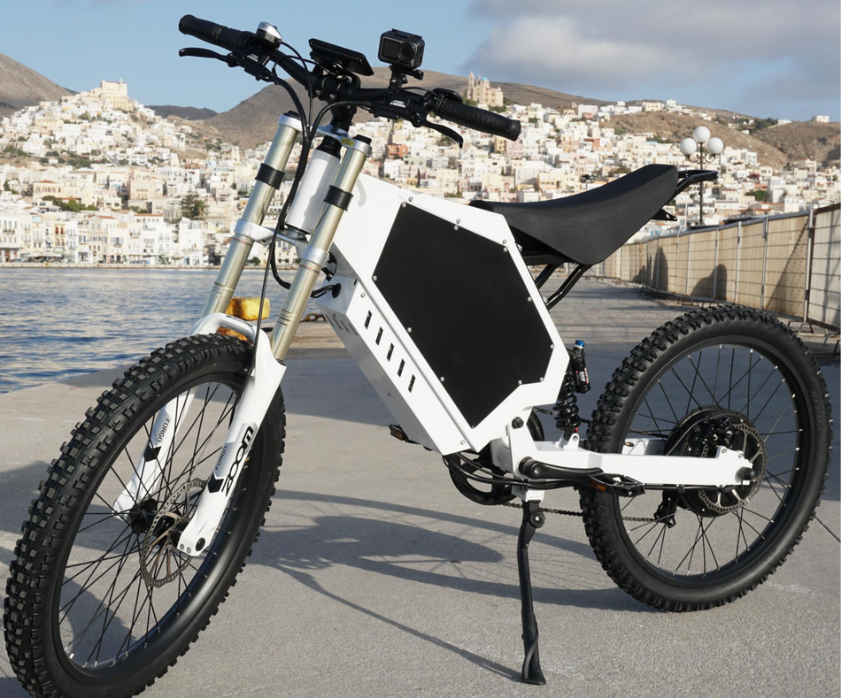 TEKTRO 4-piston brakes and KKE rear shock for high-speed stability