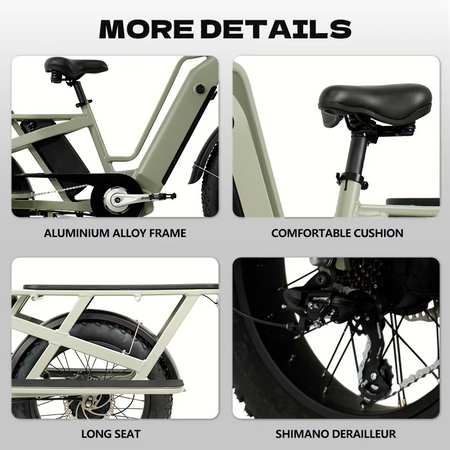 40kg lightweight 6061 aluminum frame for agile yet durable urban mobility