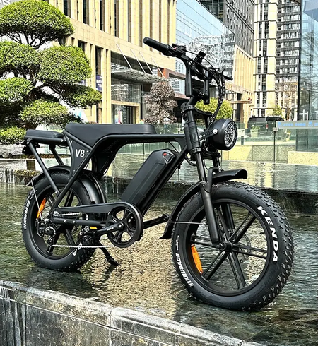 20x4.0 All-Terrain Fat Tires on Double Dash V8 - Puncture-Resistant for Sand, Snow, and Urban Cobblestones