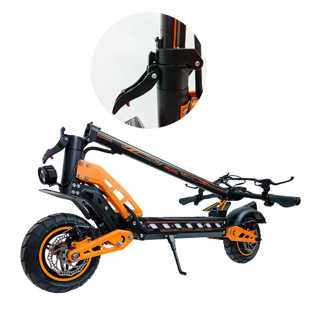 locking mechanism folded vs. unfolded