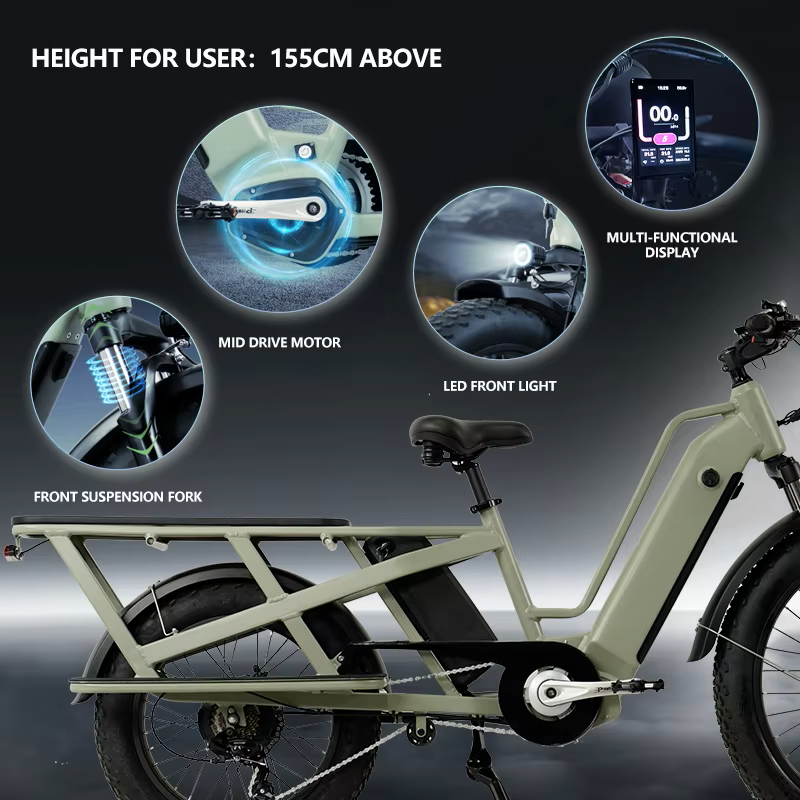 Multifunction LCD display showing speed, battery life, and pedal-assist modes on e-bike