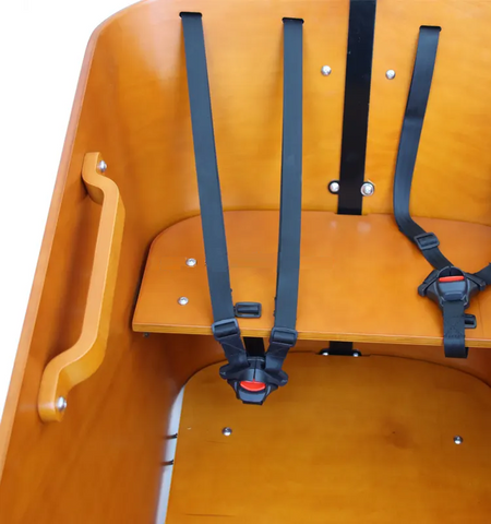 Measuring tape showing 1130mm length of tilt-stable trike cargo area