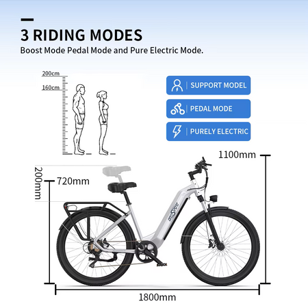3 riding modes