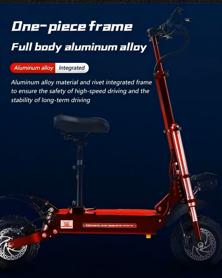 Dual charging ports with fast-charging capability for electric scooters under 8 hours.*