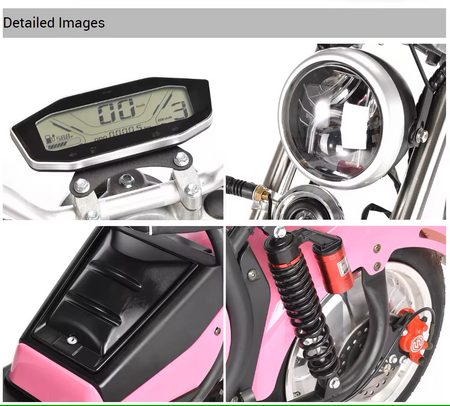 LCD display on electric golf scooter showing speed, battery life, and 3-speed modes