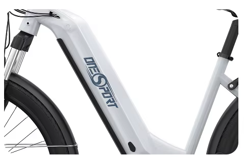 lithium battery integrated into the frame