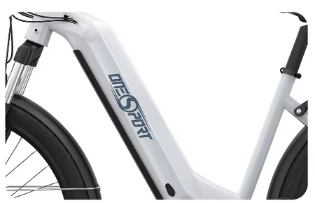 lithium battery integrated into the frame