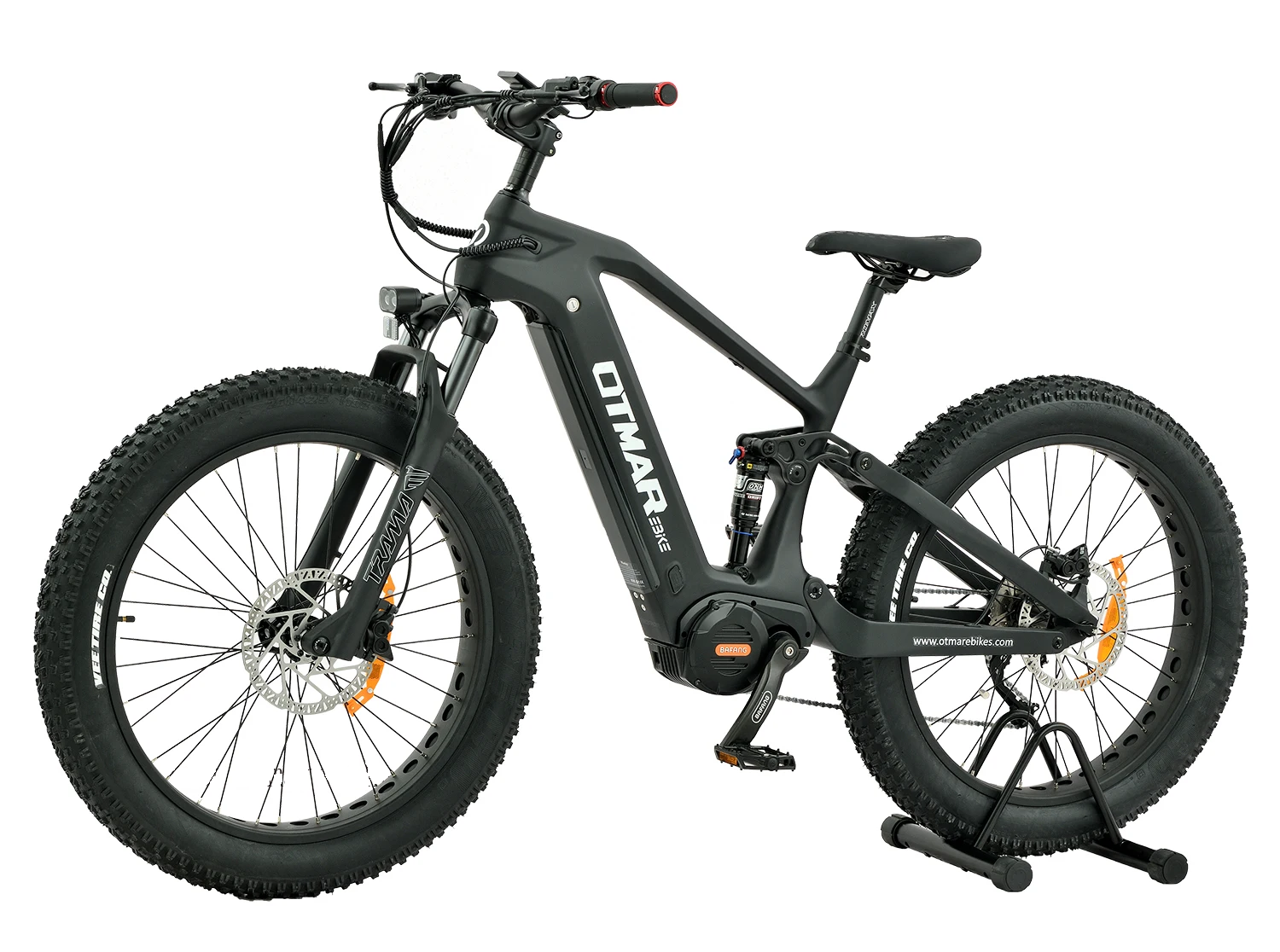OTMAR II Electric Mountain Bike with 100Nm Torque Motor and 29-Inch Fat Tires for Off-Road Trails