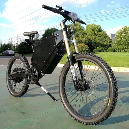 Sleek 72V 40AH EVE battery integrated into downtube