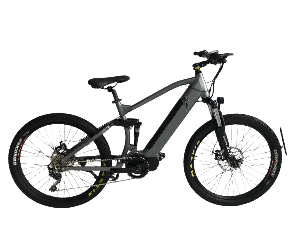 27.5-inch Maxxis tires on alloy rims for electric mountain bike with 120kg load capacity