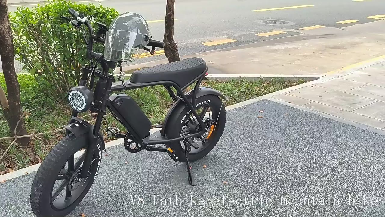 250W/750W Motor on Double Dash V8 - Switchable Power Modes for Effortless Commuting or Off-Road Thrills